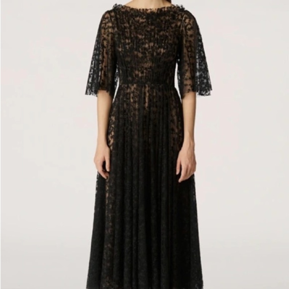 Jason Wu Black Lace Long Sleeve Dress